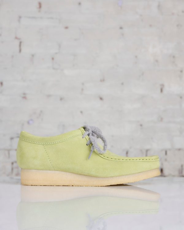 Clarks Originals Men s Wallabee Pale Lime Suede For Discount