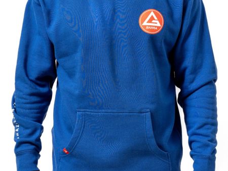 Red Shield Mens Hoodie - Blue For Sale