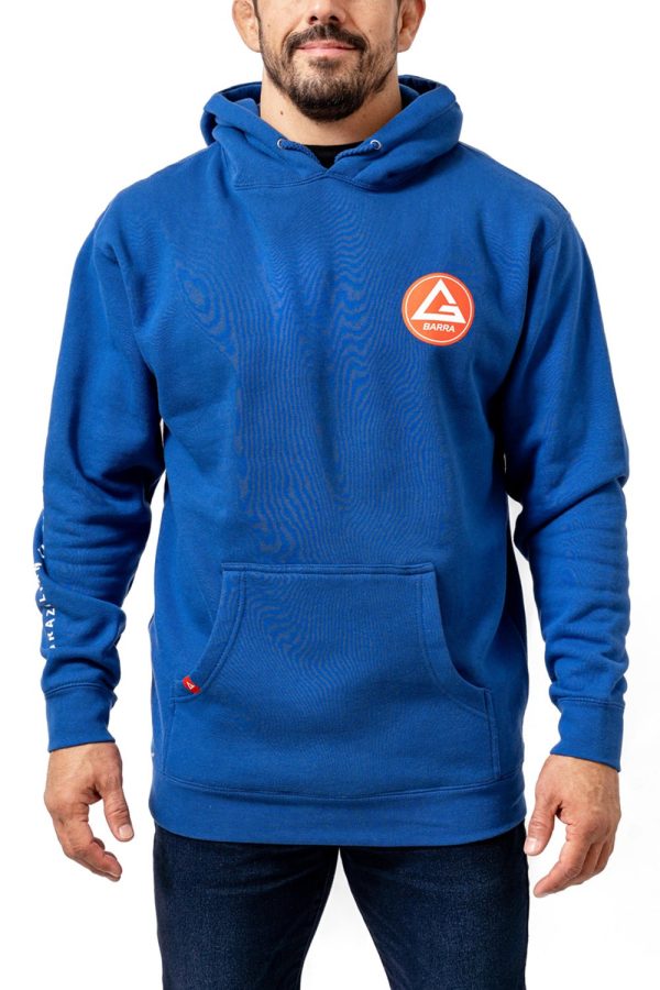 Red Shield Mens Hoodie - Blue For Sale