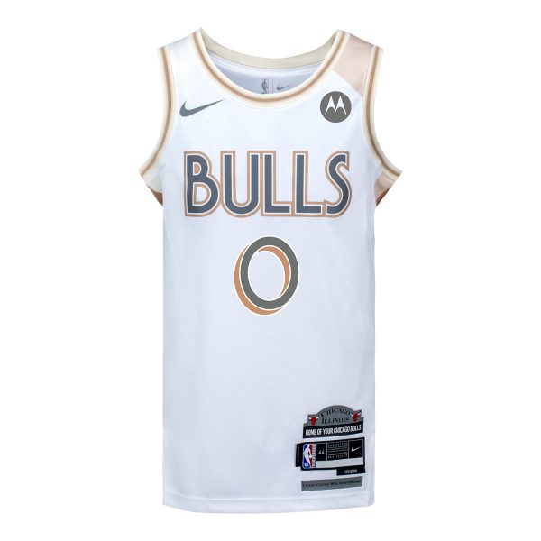 YOUTH 2024-25 CHICAGO BULLS COBY WHITE CITY EDITION SWINGMAN JERSEY For Discount