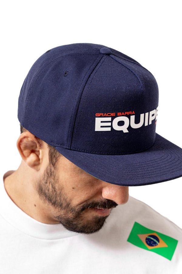 Equipe Snapback Cap - Navy Hot on Sale