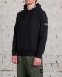 Stone Island GD Cotton Fleece Hoodie Black Online now