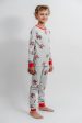 GB Barrinha Youth Pajama Set - Grey Discount