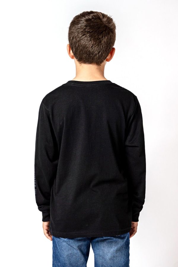 Incognito Youth L S Tee - Black For Cheap