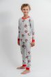 GB Barrinha Youth Pajama Set - Grey Discount