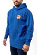 Red Shield Mens Hoodie - Blue For Sale