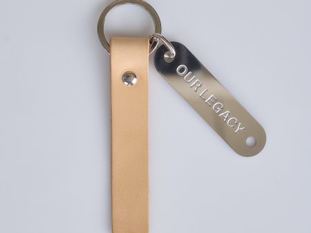 Our Legacy Ring Keyring Natural Leather Online Hot Sale