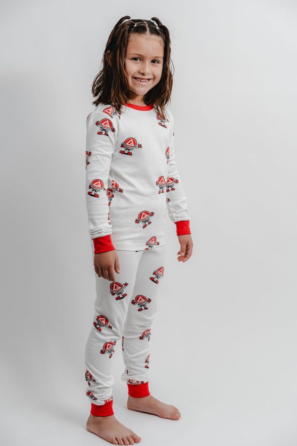 GB Barrinha Youth Pajama Set - White Cheap