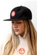 Red Shield Cap - Black Fashion