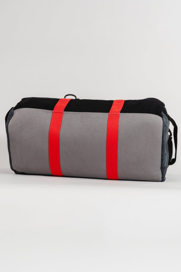 Colorblock Duffel - Black Fashion