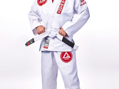 GBK Lite Ripstop Kimono w  Belt - White Online Sale