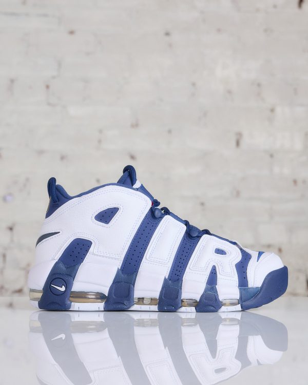 Nike Men s Air More Uptempo  96 White Midnight Navy-Metallic Gold Cheap