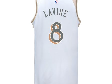 YOUTH 2024-25 CHICAGO BULLS ZACH LAVINE CITY EDITION SWINGMAN JERSEY on Sale