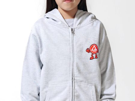 Barrinha Youth Zip Hoodie - Grey For Sale