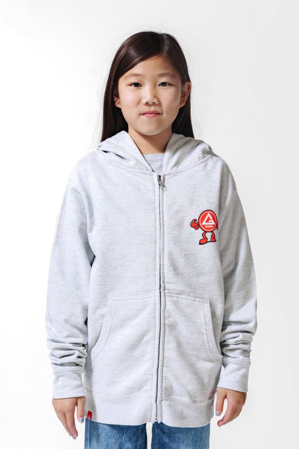 Barrinha Youth Zip Hoodie - Grey For Sale