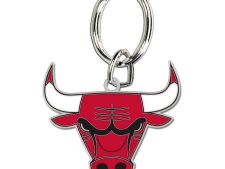 Chicago Bulls WinCraft Cloisonne Logo Keychain Fashion