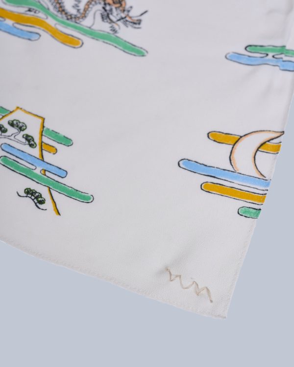 visvim Rayon Scarf Off White Online