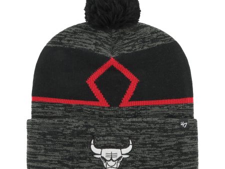 2023-24 CHICAGO BULLS CITY EDITION 47 BRAND KNIT POM HAT Online now