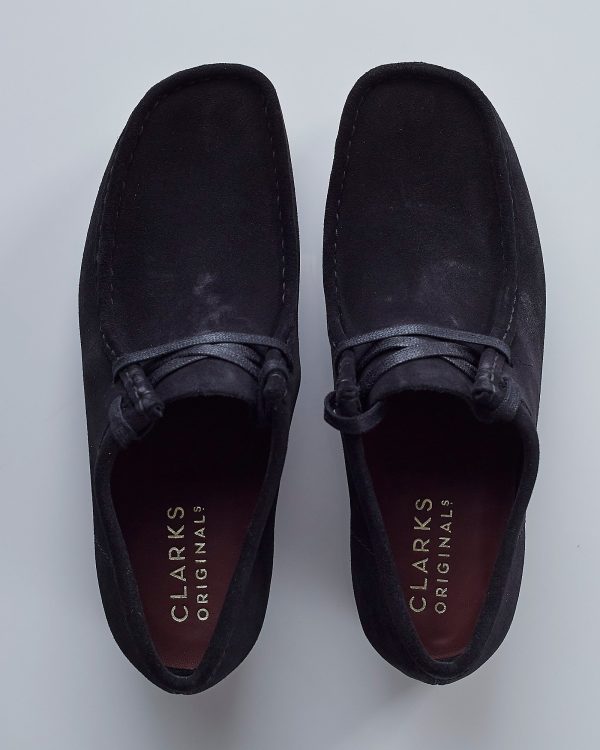 Clarks Wallabee Black Suede Online Hot Sale