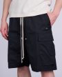 Rick Owens Cargobela Short TE Black Cheap