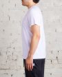 Reigning Champ 1x1 Slub Knit T-Shirt White Fashion