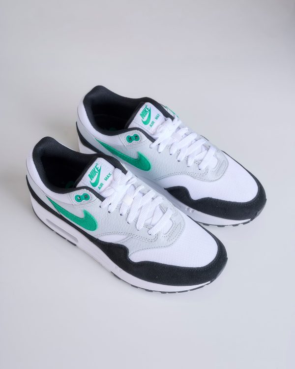 Nike Men s Air Max 1 White Stadium Green-Pure Platinum-Black For Cheap