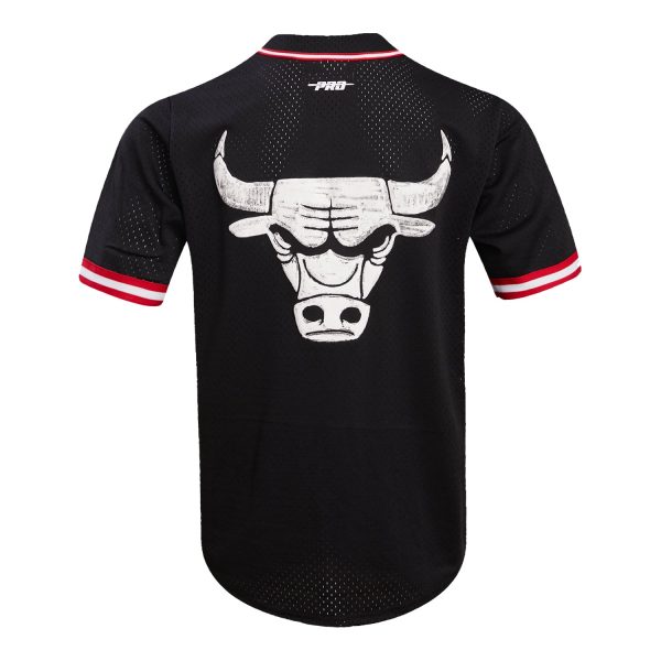 2023-24 CHICAGO BULLS CITY EDITION MESH BUTTON DOWN SHIRT Supply