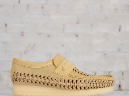 Clarks Originals Men s Wallabee Loafer Weave Maple Suede Online now