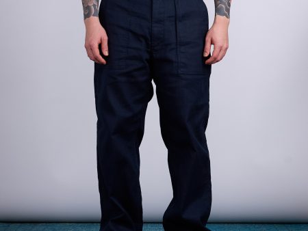 Engineered Garments Fatigue Pant CL Java Cloth Dk. Navy Hot on Sale