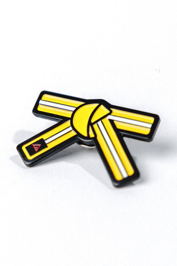 GB Youth Belt Pin - Yellow White Hot on Sale