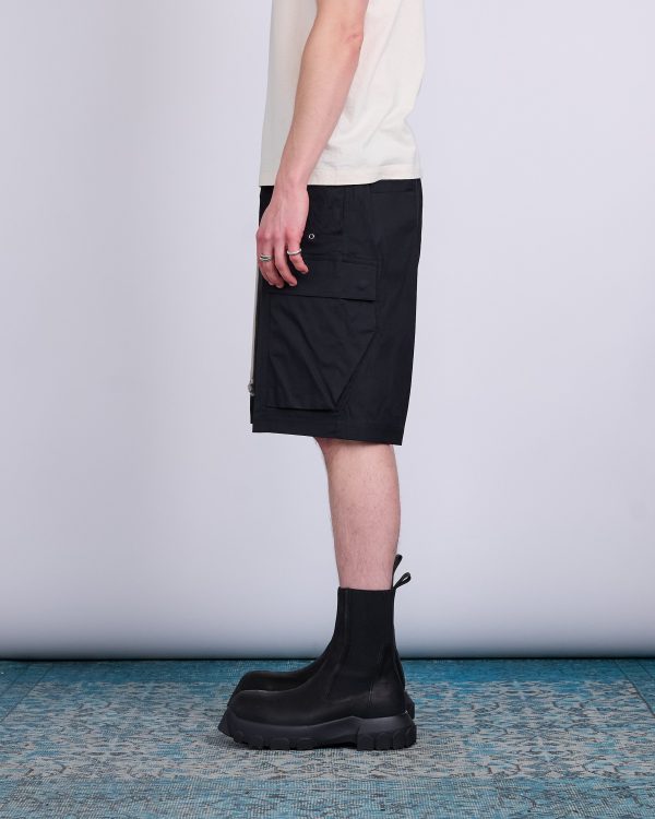 Rick Owens Cargobela Short TE Black Cheap