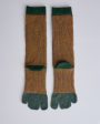 Issey Miyake Homme Plisse RB Drawing Sock Green Online Sale