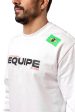 Equipe Mens L S Tee - White Online Sale