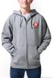 Barrinha Mens Zip Hoodie - Grey Hot on Sale