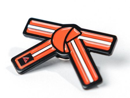 GB Youth Belt Pin - Orange White Online Hot Sale