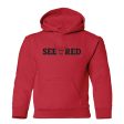 Youth Chicago Bulls  See Red  Hooded Sweatshirt Fashion