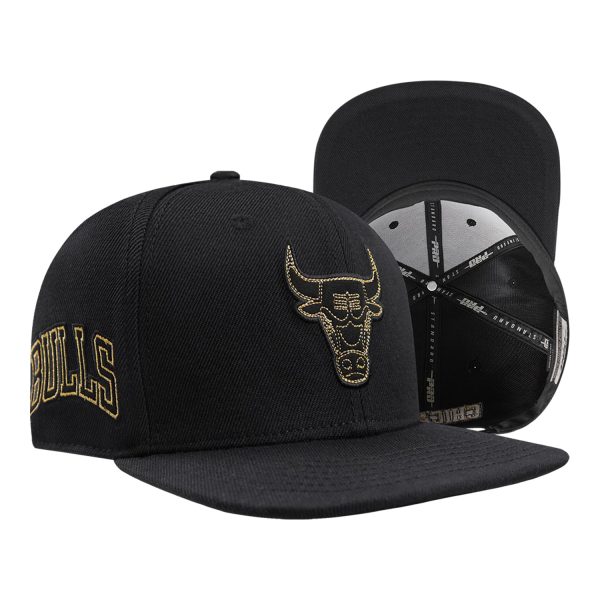 Chicago Bulls Pro Standard Gold Collection Snapback Online Sale