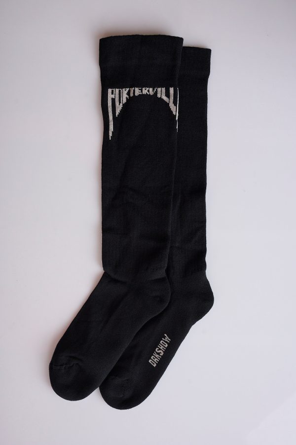 Rick Owens DRKSHDW Porterville High Sock Black Pearl Sale