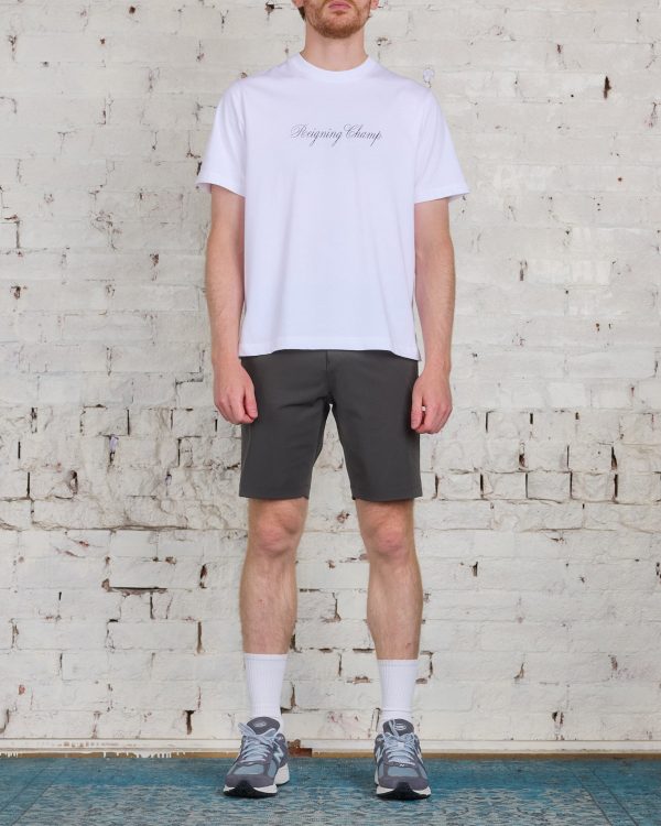 Reigning Champ Knit Coach s Short Carbon Online now