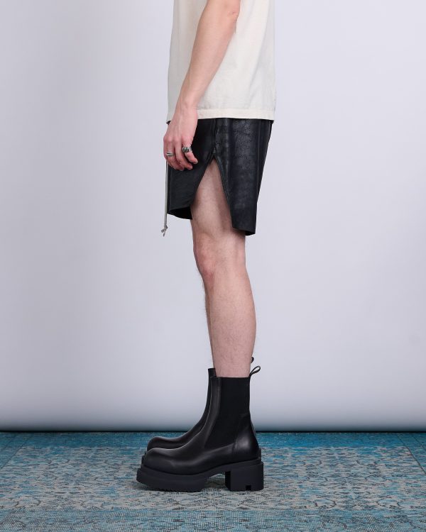 Rick Owens Runway Boxer Short Blister Lamb Black Online Hot Sale