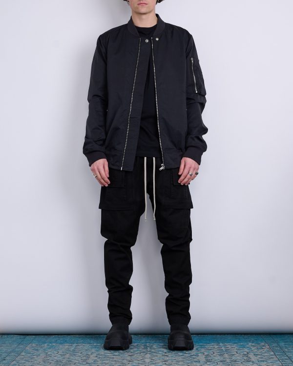 Rick Owens DRKSHDW Creatch Cargo Pant Cotton Canvas Black Discount