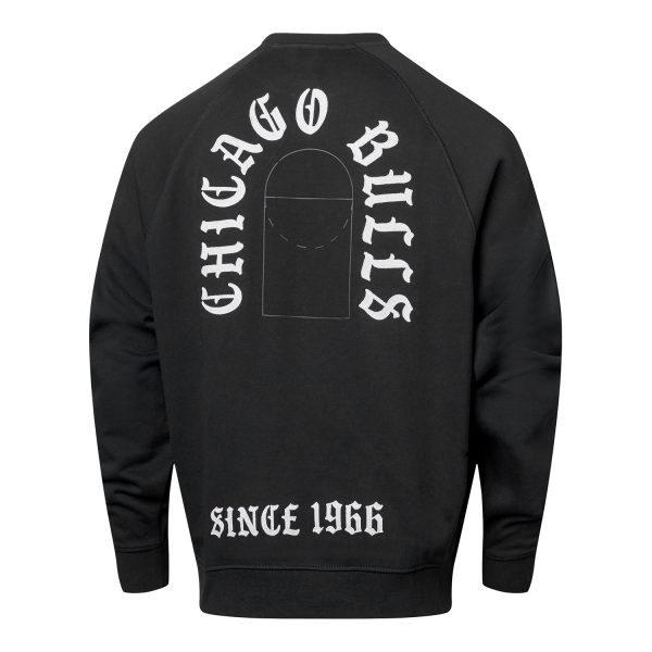 Chicago Bulls 1966 Kangaroo Old English Crewneck Sweatshirt For Sale