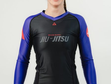 GB Performance L S Womens Ranked Rashguard by Adidas - Purple Online Sale