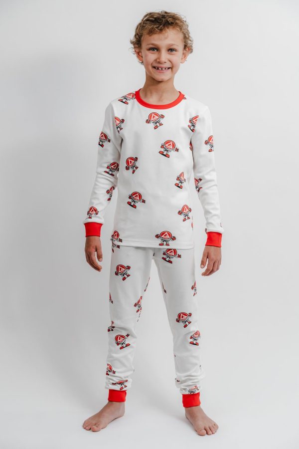 GB Barrinha Youth Pajama Set - White Cheap