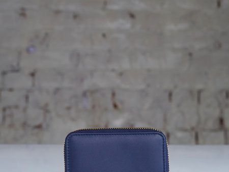 Comme des Garçons Wallet SA410X Long Zip Wallet Navy Online Sale