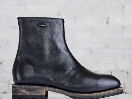 Our Legacy Engine Boot Deep Black Leather Online now