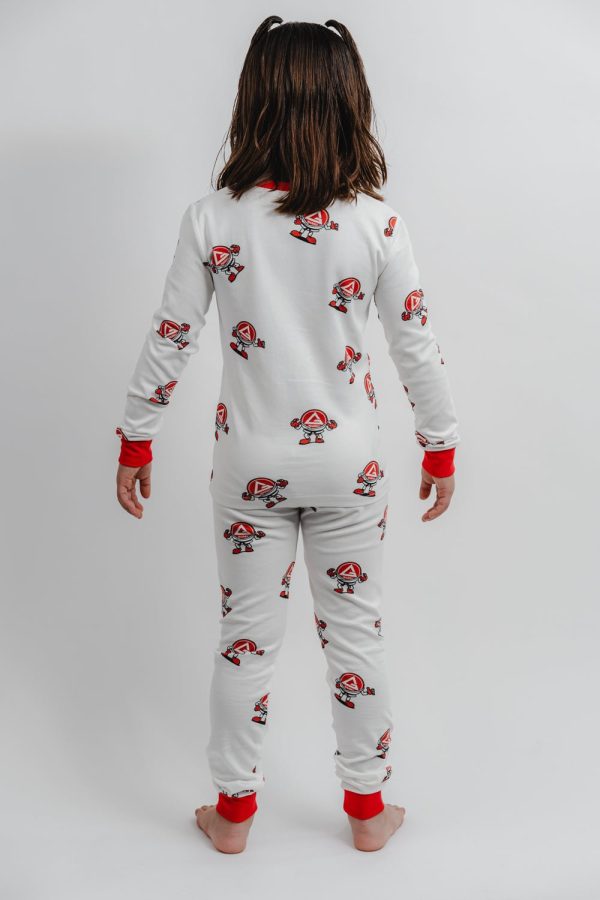 GB Barrinha Youth Pajama Set - White Cheap