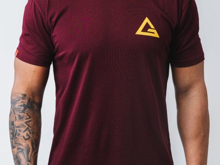 Arte Suave Mens Tee - Maroon For Cheap