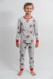 GB Barrinha Youth Pajama Set - Grey Discount