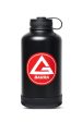 64 oz Red Shield Classic Stainless Steel Growler - Black Sale